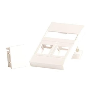 Lanview LVN126097 Rahmen für Steckdosen und Schalter, Weiß