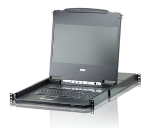 ATEN CL6708MW konsola rackowa 43,9 cm (17.3") Czarny 1U