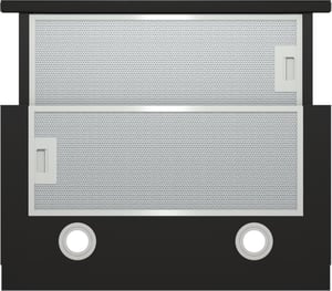 Gorenje TH64E4BG Pół wbudowany (wyciągany) Czarny 450 m³/h
