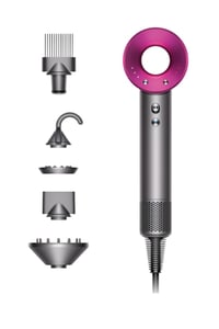 Dyson Supersonic Iron/Fuchsia 1600 W Hair Dryer, Fuchsia, Gray