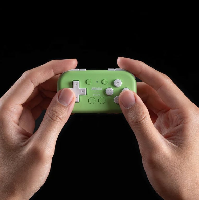 8Bitdo Micro Zielony USB Gamepad Android, Nintendo Switch, PC, iOS