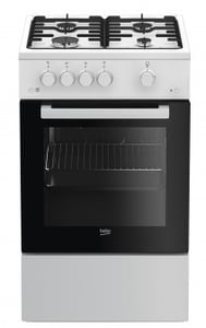 Beko FSG52020FW Oven Freestanding Gas Black, White