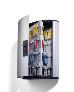 Durable KEY BOX code 72 Aluminum Silver