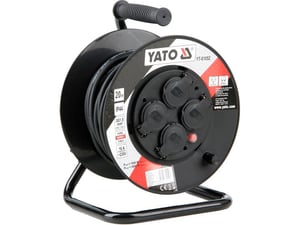 Yato YT-81052 Reel, 4 x Power Outlets, 20 m
