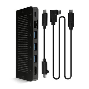 Twelve South StayGo USB-C-Hub, kabelgebunden, USB 3.2 Gen 1 (3.1 Gen 1), Typ C, schwarz