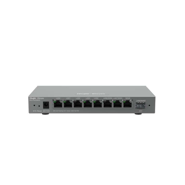 Ruijie Networks RG-EG209GS ruter Gigabit Ethernet Szary