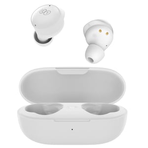 QCY TWS T17 Vita trådlösa in-ear-hörlurar för gaming, USB Type-C, Bluetooth, vita