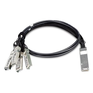 PLANET CB-QSFP4X10G-1M InfiniBand-/fiberoptisk kabel QSFP+ 4x SFP+ Svart