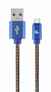 Cablexpert CC-USB2J-AMCM-1M-BL USB Cable, USB 2.0, USB-A to USB-C, Blue