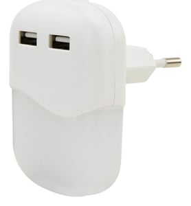 Ansmann NL15AC + 2USB Nattlampa för eluttag