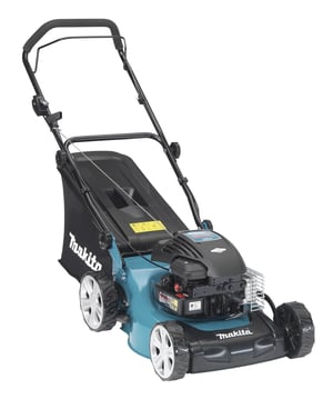 Makita PLM4120N kosiarka Kosiarka do trawnika typu push Benzynowy Czarny, Niebieski, Szary