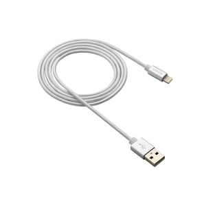 Canyon CNS-MFIC3 Telefonkabel, Perlweiß, 1 m, USB-A-zu-Lightning
