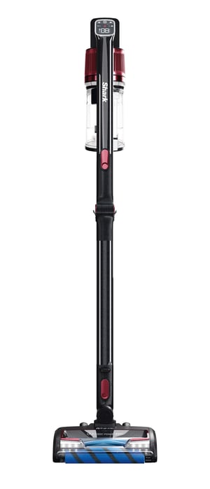 Shark IZ320EUT Stabstaubsauger/Elektrobürste Standstaubsauger 2 w 1 Batterie Trocken Ohne Beutel Schwarz, Bordeauxrot