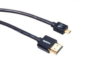 Maclean MCTV-722 HDMI Cable, 2 m, HDMI Type D (Micro) to HDMI Type A (Standard), Black