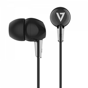 V7 HA200 hörlurar/headset, trådbundna, in-ear, musik, svart