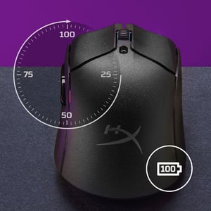 HyperX Pulsefire Haste 2 — bezprzewodowa mysz dla graczy (biała)