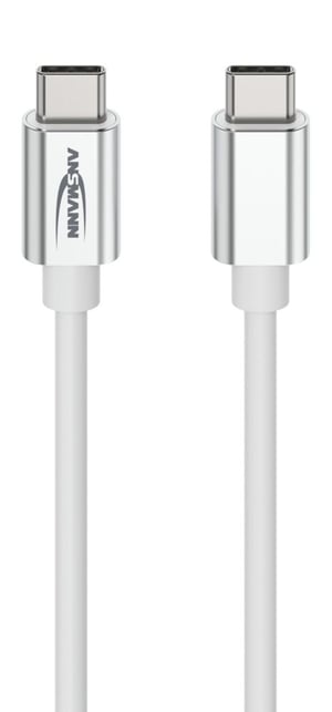 Ansmann 1700-0213 kabel USB USB 2.0 1,2 m USB C 0,48 Gbit/s 60 W Biały
