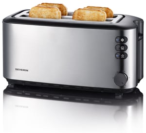 Severin AT 2509 4-slice toaster, 1400 W, stainless steel