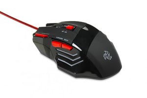 iBox AURORA myszka Gaming Po prawej stronie USB Typu-A Optyczny 2400 DPI