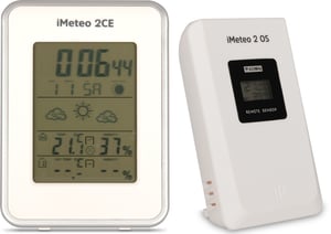 TechniSat IMETEO 2 CE Weiß LCD Batterie