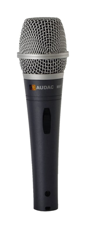 AUDAC M67 Microphone, Gray, Stage/Performance Microphone