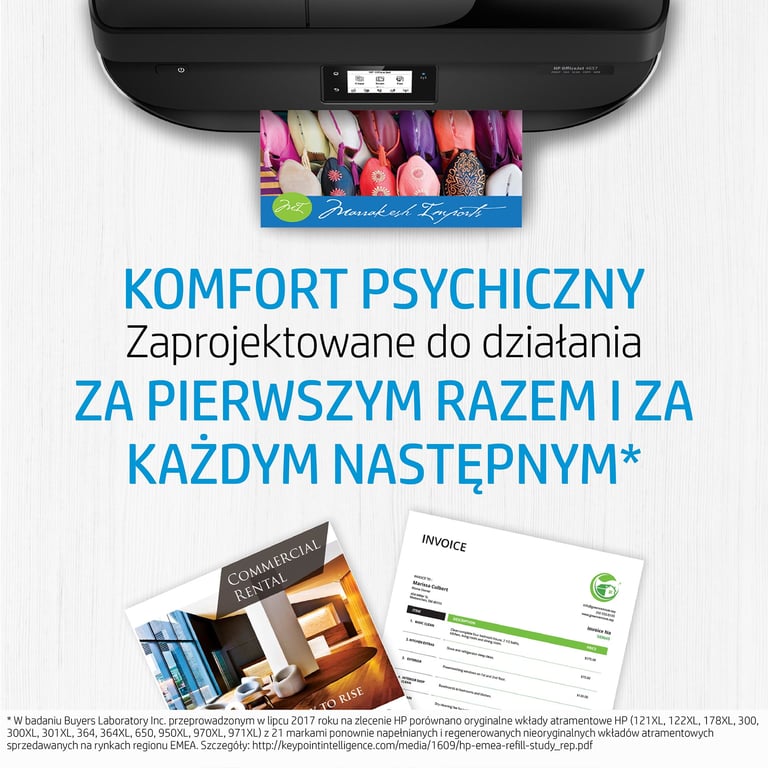 HP Oryginalny trójkolorowy tusz 303