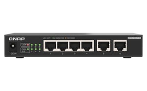 QNAP QSW-2104-2T-R2 Unmanaged 10G Ethernet (100/1000/10000) Desktop Network Switch, Black