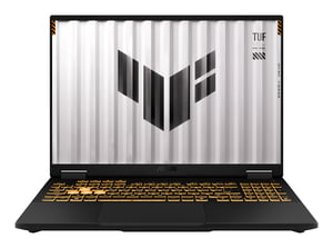 ASUS TUF Gaming F16 FX608JPR-I7161W notebook/laptop Intel® Core™ i7 i7-14650HX 40,6 cm (16") WUXGA 16 GB DDR5-SDRAM 1 TB SSD NVIDIA GeForce RTX 5070 Wi-Fi 6E (802.11ax) Windows 11 Home Szary