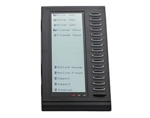 Mitel 20350824 Additional IP Module, Black, 15 Buttons