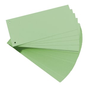Herlitz 10843506 Trennblatt, Karton, grün, 100 Stück