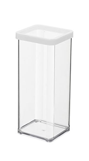 Rotho 11605 Prostokątny Pudełko 1,5 l Przezroczysty, Biały