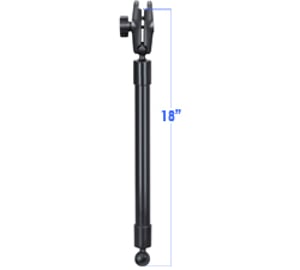 RAM Mounts RAP-BB-230-18-201U zestaw montażowy Czarny Złożony, Guma