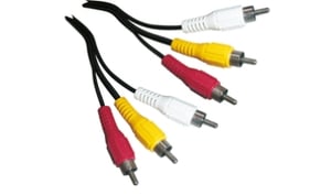Schwaiger CIK5015 533 Composite Cable 1.5 m 3 x RCA Black