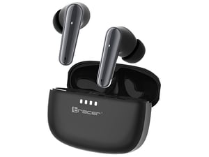 Tracer S2 Quad True Wireless Stereo (TWS) In-Ear Headset Calls/Music/Sports/Everyday Use USB Type-C Bluetooth Black
