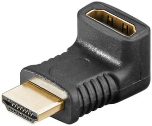 Goobay 65744 adapter kablowy HDMI Typu A (Standard) Czarny