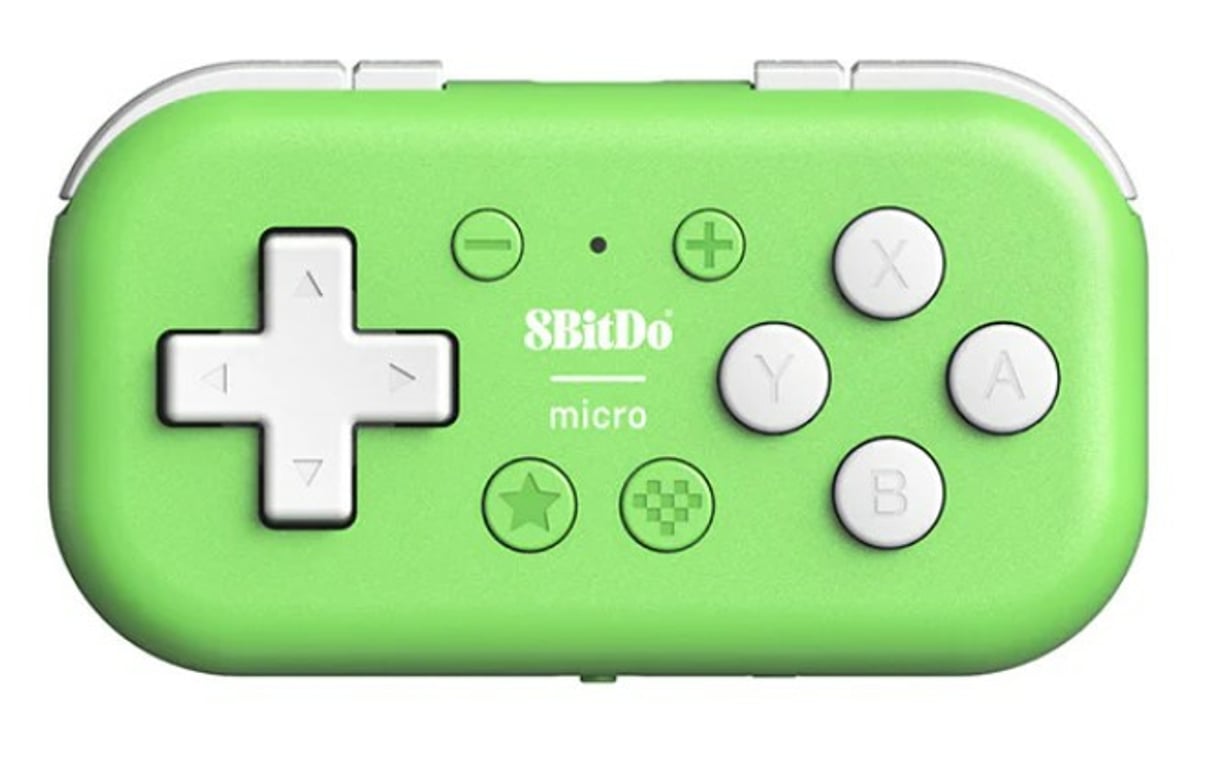 8Bitdo Micro Zielony USB Gamepad Android, Nintendo Switch, PC, iOS