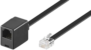 Microconnect MPK103FB telefonkabel 3 m Svart