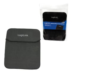 LogiLink NB0034 33.8 cm (13.3") Laptop Bag, Pouch Case, Black