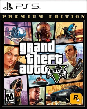 GAME GTA V Premium Edition Angielski, Niemiecki PlayStation 5