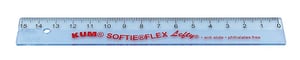 Wedo 52 1753 Ruler scale 150 mm Plastic Blue, Transparent 1 pc.
