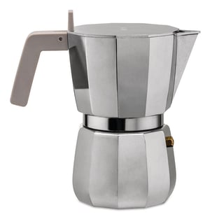 Alessi Moka Mokabryggare 0,3 l Grå