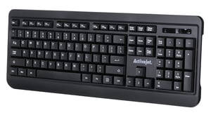 Activejet Klawiatura bezprzewodowa K-3807SW, zasilanie baterią 1x 1,5V AAA