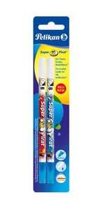 Pelikan Super-Pirat F/B Eraser, Multicolored, 2 pcs.