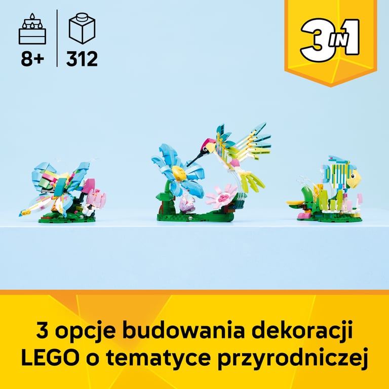 LEGO Creator Dzikie zwierzęta: kolorowy koliber