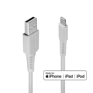 Lindy 31328 Lightning-Kabel 3 m Weiß