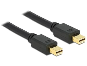 DeLOCK 83475 DisplayPort-Kabel, 2 m, Mini DisplayPort, schwarz
