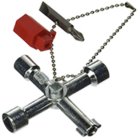 Keys and tools for control cabinets