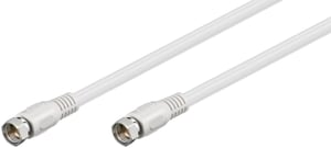 Goobay 50738 kabel koncentryczny 2,5 m F-Typu Biały