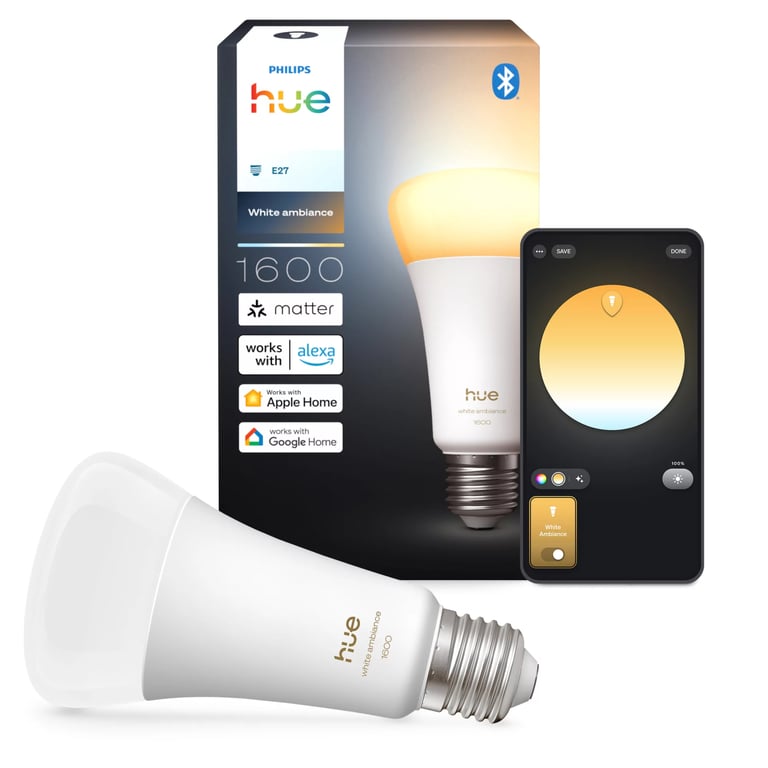 Philips Hue White ambiance Inteligentna żarówka A67 E27 - 1600