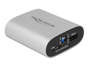 DeLOCK HDMI-Extractor HD-Audio 4K 60 Hz zu HDMI mit eARC